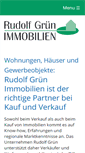 Mobile Screenshot of gruenimmobilien.de